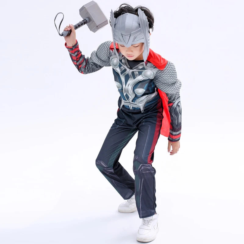 Avengers Thor-kostuum - Cosplay voor kinderen met hamer en helm