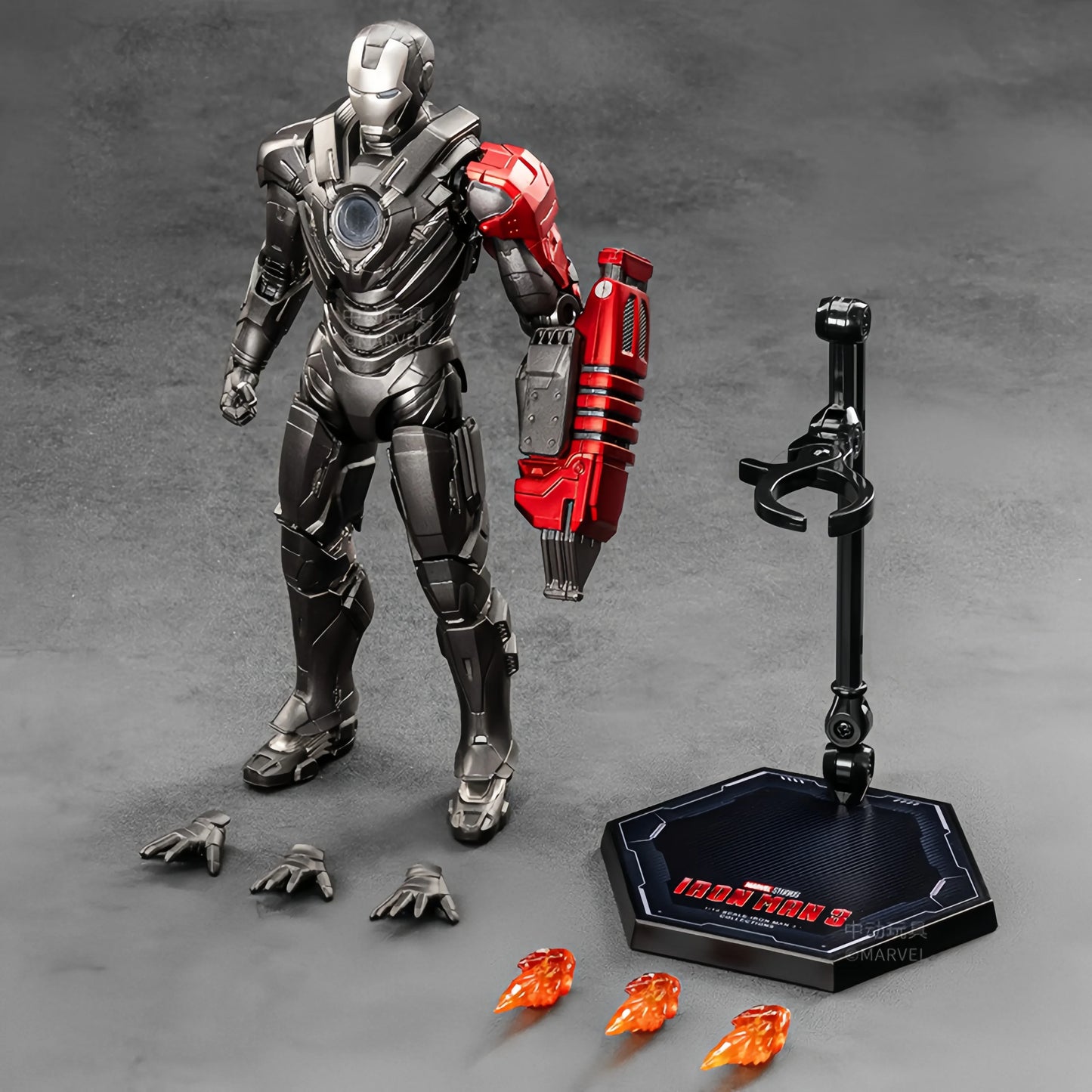 ZD Toys Iron Man MK18-figuur - Variant met kanonarm 4