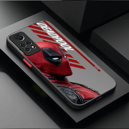 Xiaomi-hoesje Avengers Deadpool – profiel met grijze tekst
