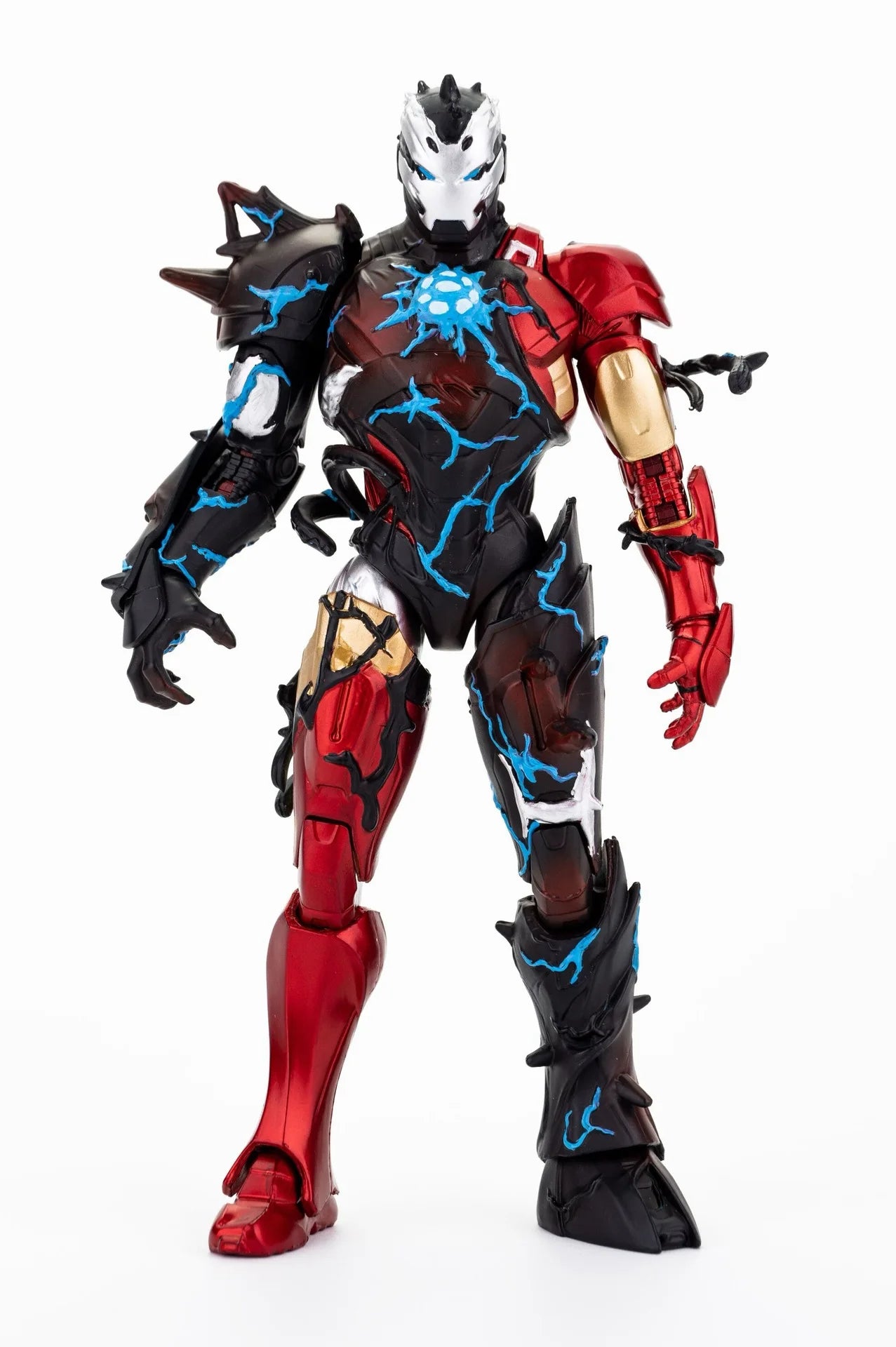 War Machine-figuurtje - Rode en blauwe uitrusting
