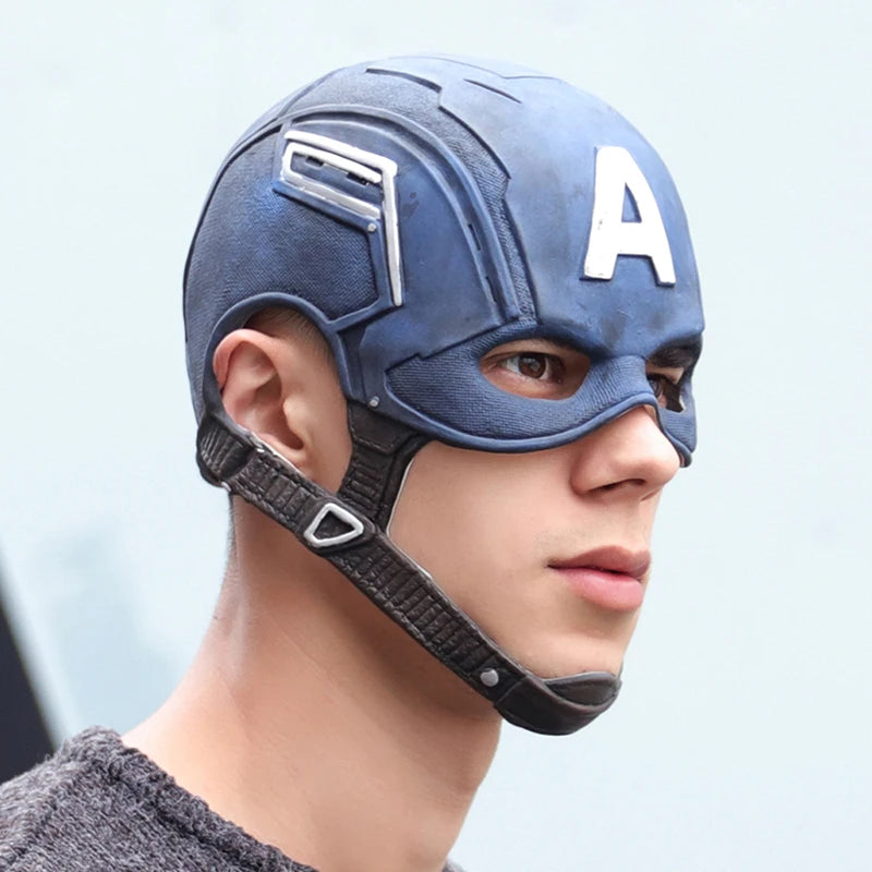 Captain America-latexmasker - filmreplica voor cosplay