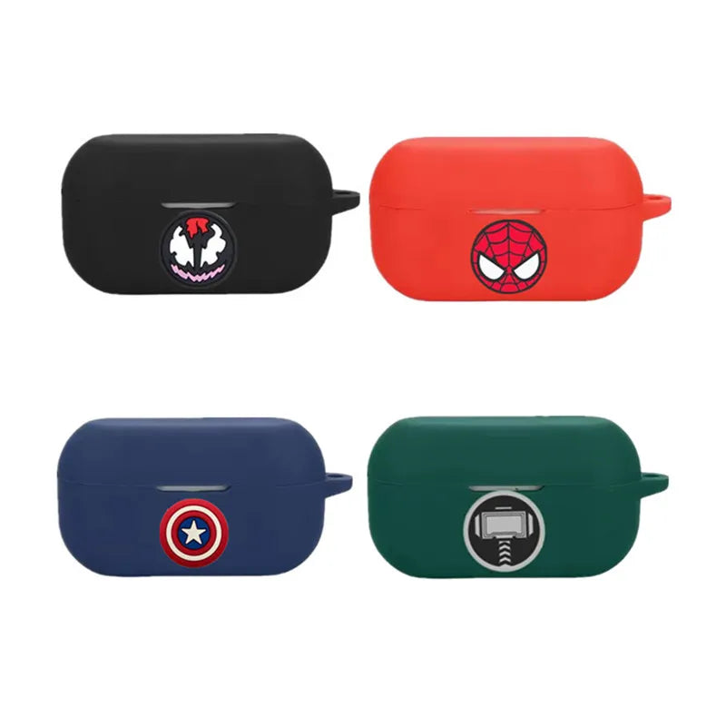 Avengers Deadpool-hoesje voor oordopjes - Zwart logo