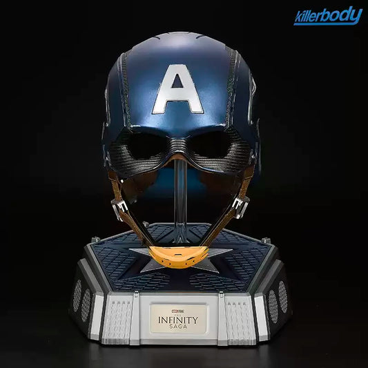 Killerbody Captain America-cosplayhelm - Infinity Saga, metaal, schaal 1:1