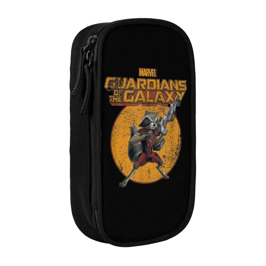 Avengers Rocket Raccoon-etui - Guardians of the Galaxy met oranje cirkel