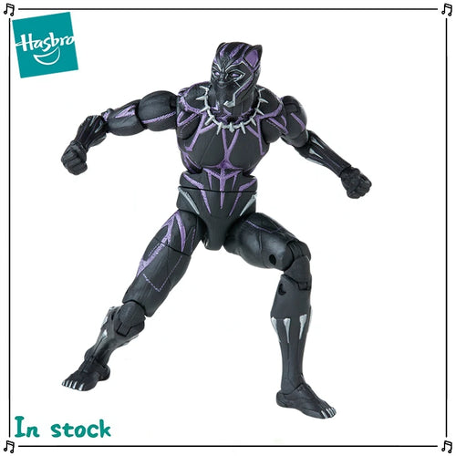 Figurine Hasbro Marvel Legends Black Panther - Costume noir et violet, articulée