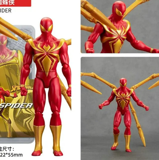 Iron Spider-figuurtje - Rode en gouden uitrusting