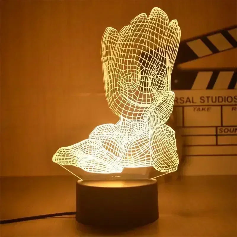 LED-lamp Marvel Avengers held met cape - 3D, 18cm