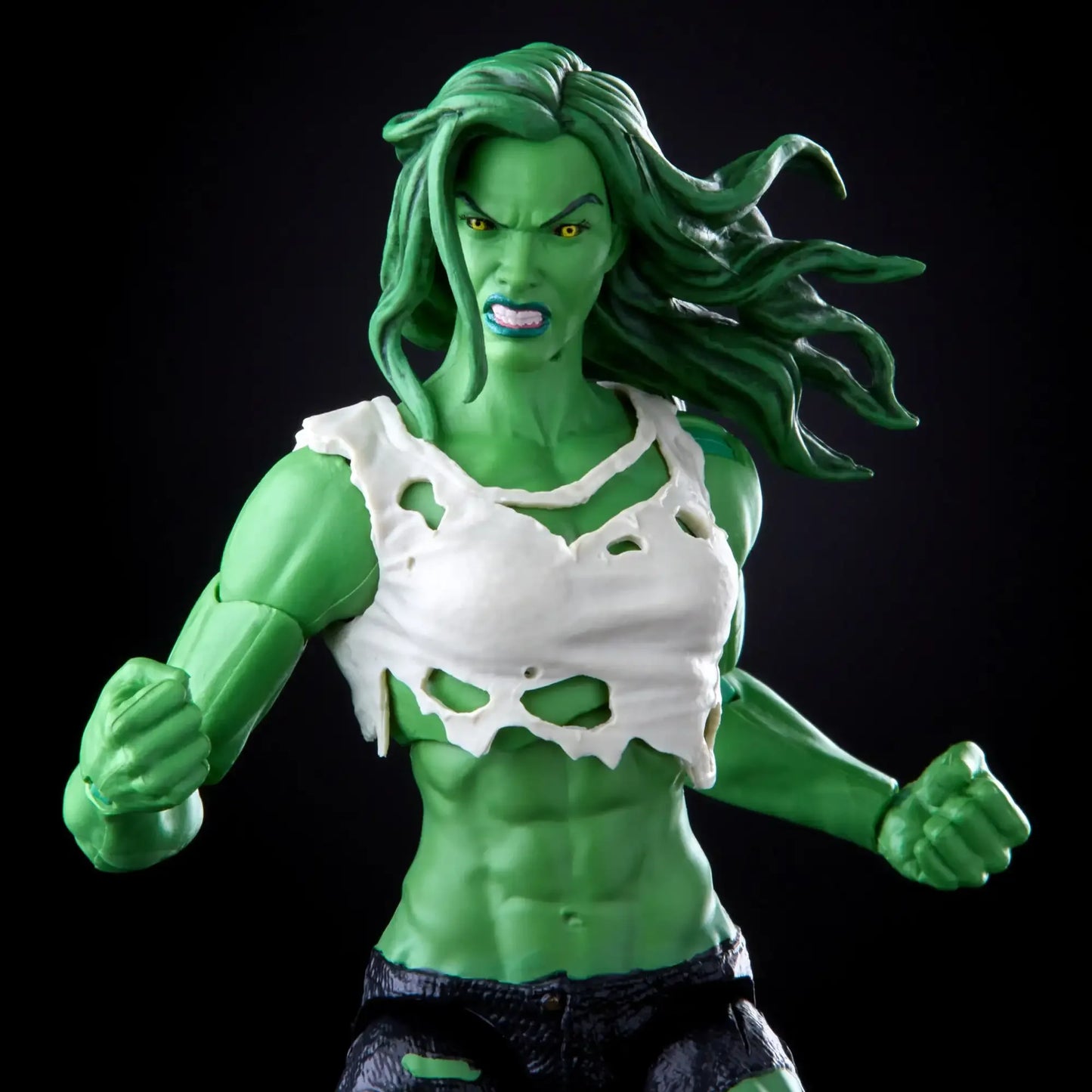 Gearticuleerde She-Hulk Marvel Legends-figuur - Twee hoofden, 15 cm