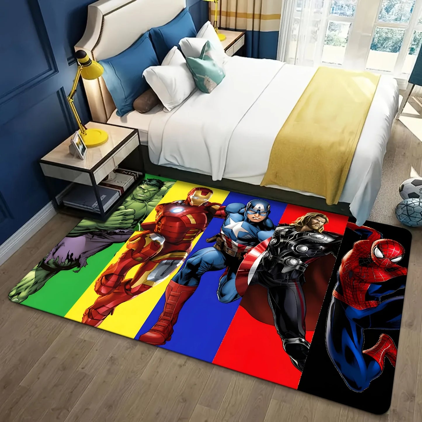 Avengers Lady Deadpool-mat - Gevecht met wapens in stripstijl
