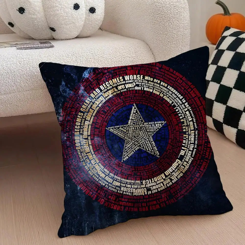 Kussenhoes Captain America - Close-up