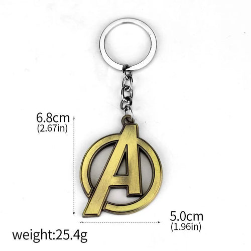Avengers-sleutelhanger met A-logo - Glad brons