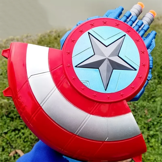 Transformeerbaar Avengers Captain America-blaster-schild - Met zachte kogels