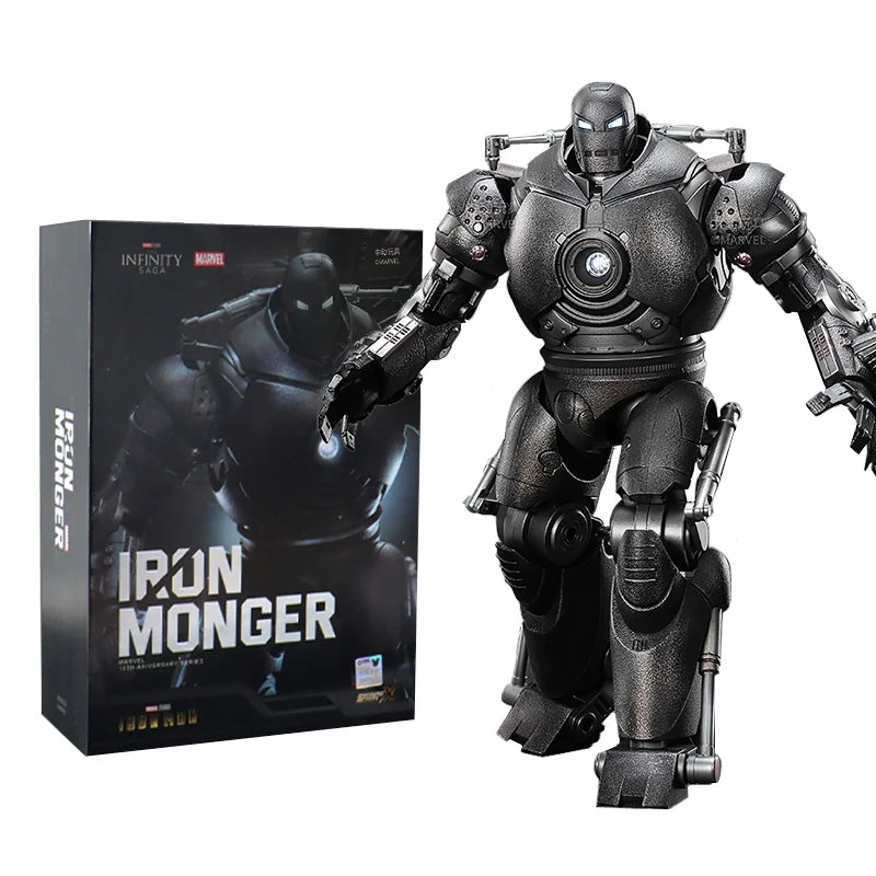 Iron Monger-figuurtje - Obadiah Stane met doos, Infinity Saga