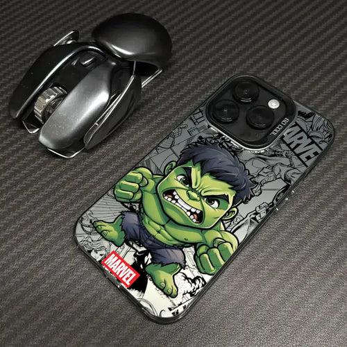 Xiaomi-hoesje Avengers Hulk - chibi met opgeheven vuist en zwarte rand