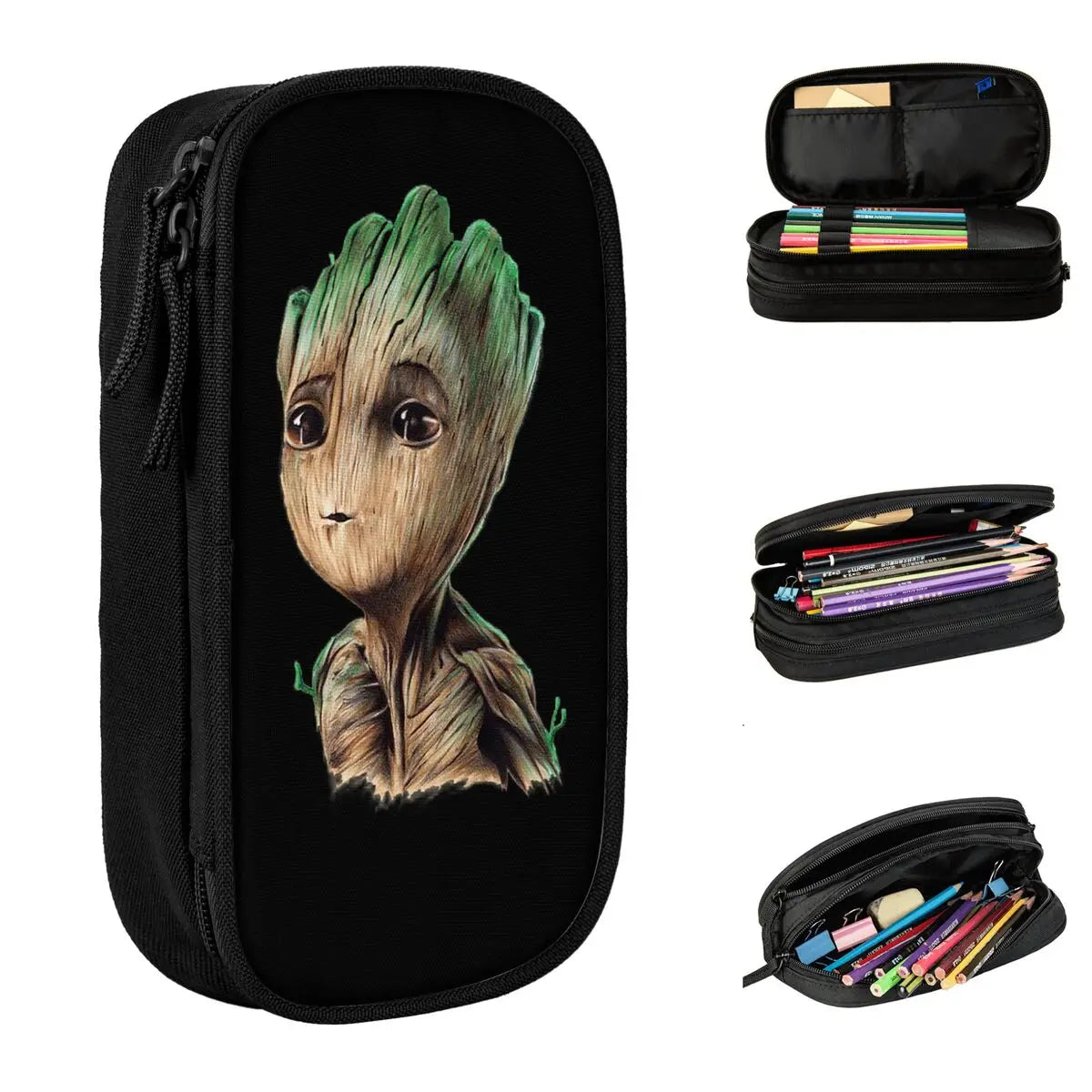 Avengers Rocket Raccoon-etui - Guardians-logo, witte achtergrond
