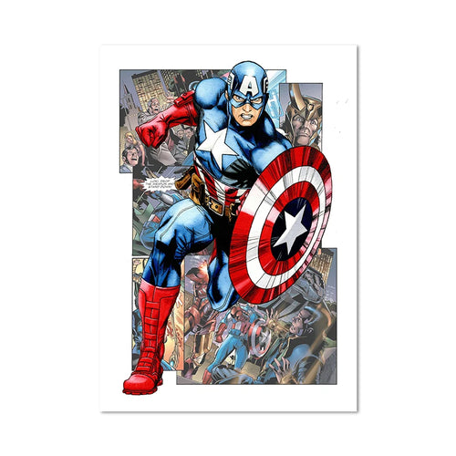 Captain America-poster - Strip