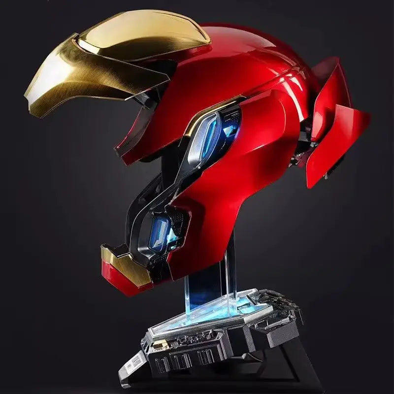 Iron Man Avengers-helm – gemotoriseerde rode en gouden MK50-cosplayhelm