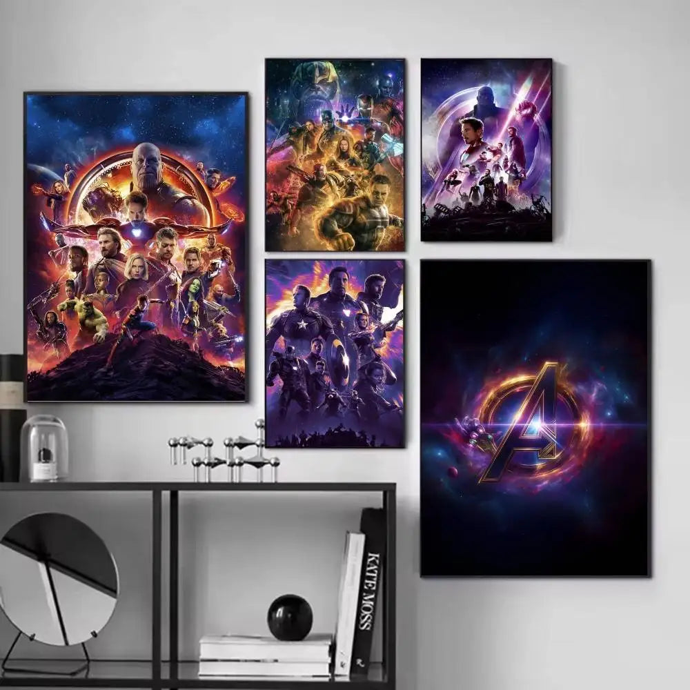 Avengers Infinity War-poster - Nachtblauw Teamontwerp