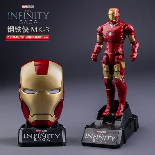 Iron Man MK3-figuurtje met helm - Infinity Saga Collection