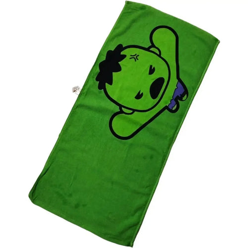 Avengers Hulk-kinderhanddoek - Groen cartoongezicht