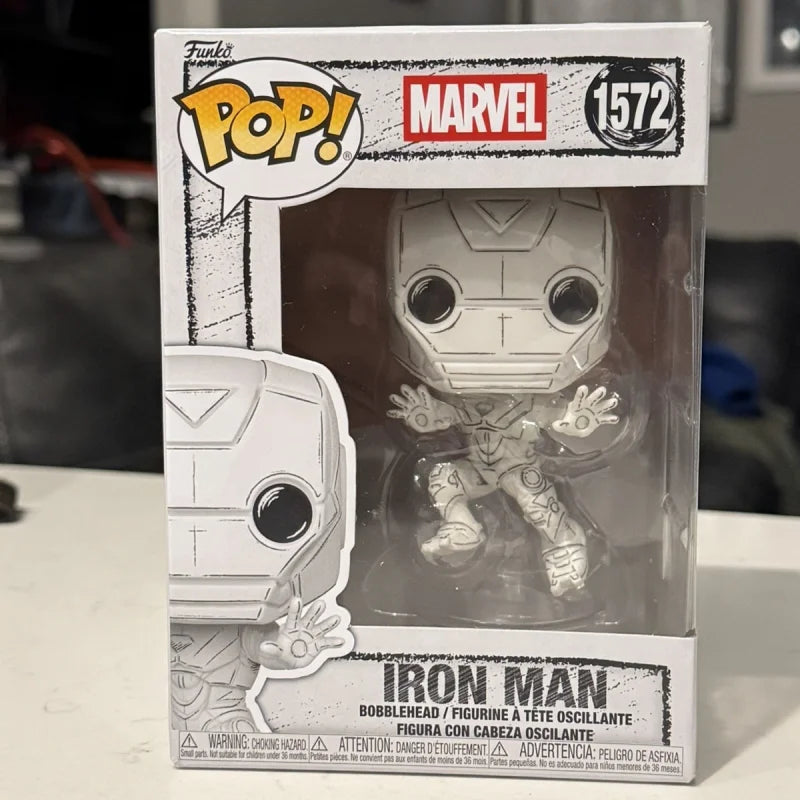 Funko Pop Avengers Iron Man-figuur - Witte schets #1572