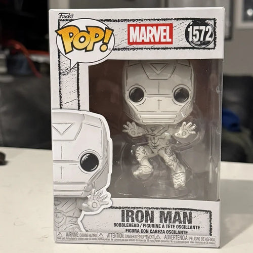 Funko Pop Avengers Iron Man-figuur - Witte schets #1572
