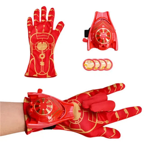 Iron Man-lanceerhandschoen – rood-gouden schijf