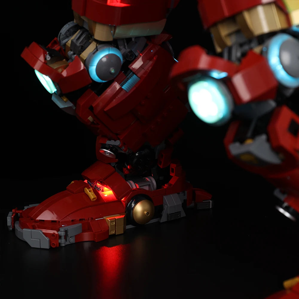 Lichtgevende ledset voor LEGO Hulkbuster 76210 - Volledige verlichting
