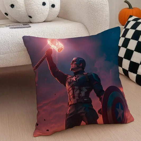 Kussenhoes Captain America - Stripstijl
