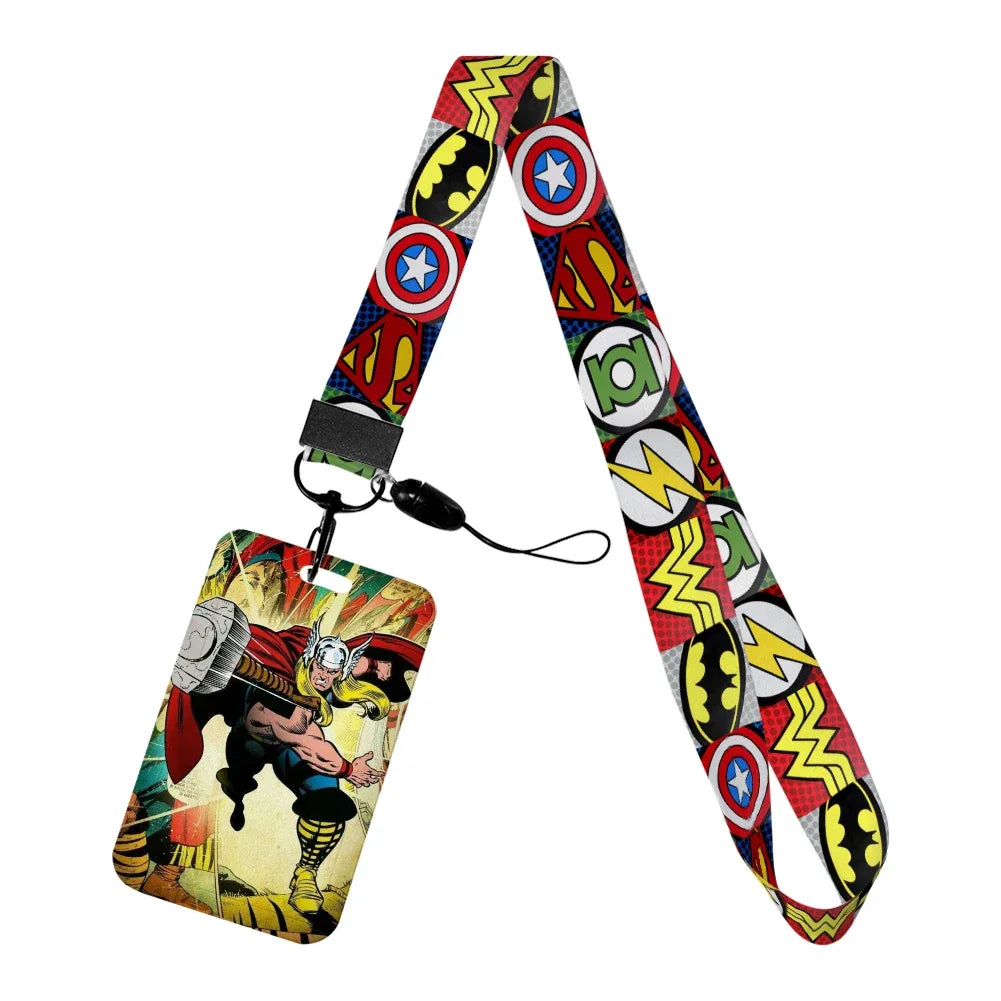 Thor-badgehouder - vintage strip met hamer