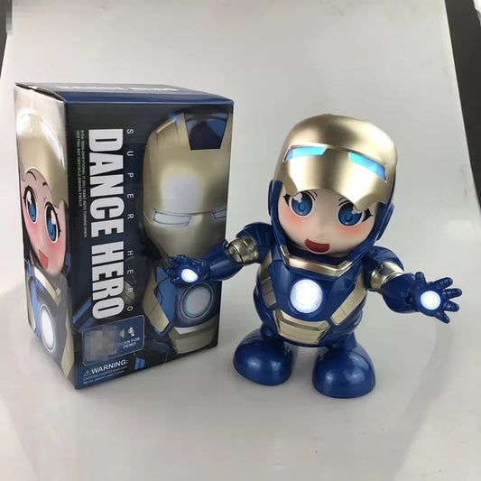 Dansende LED-robot Marvel Avengers Iron Man - Blauw-gouden variant, Dance Hero