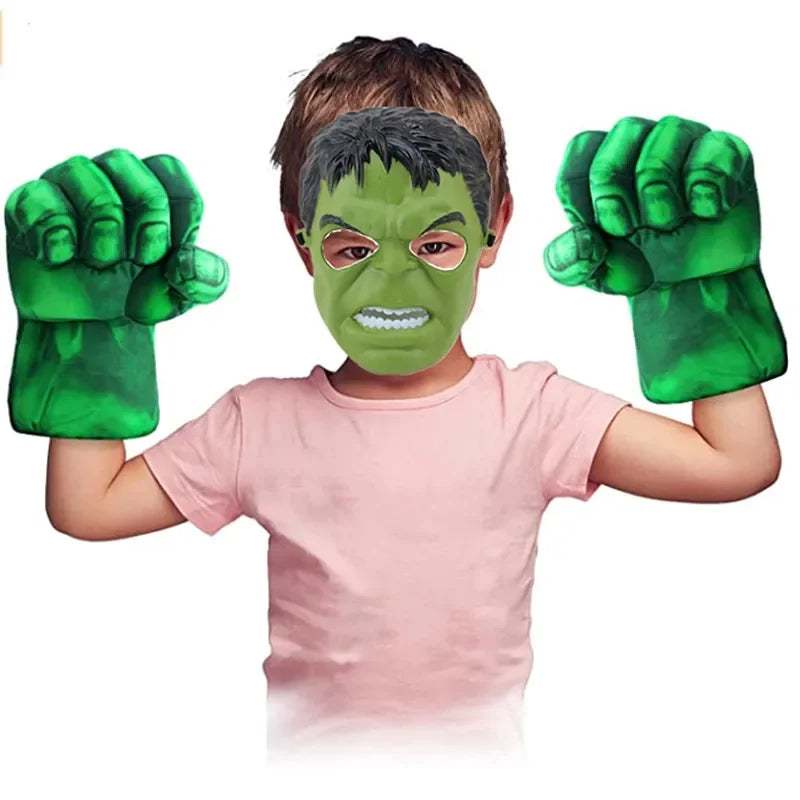 Avengers Hulk-gevechtshandschoenen voor kinderen - Masker en vuisten
