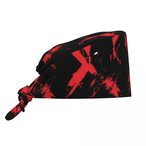 Deadpool-bandana - Grunge met rood kruis
