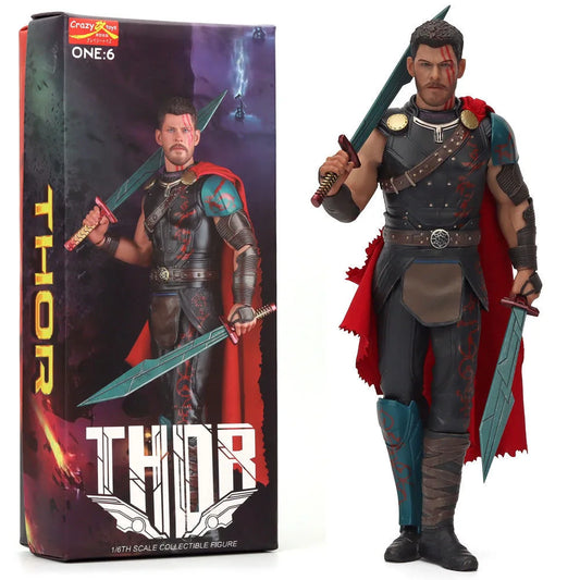 Collectorfiguur 1/6 Thor - Ragnarok-gladiator met zwaarden