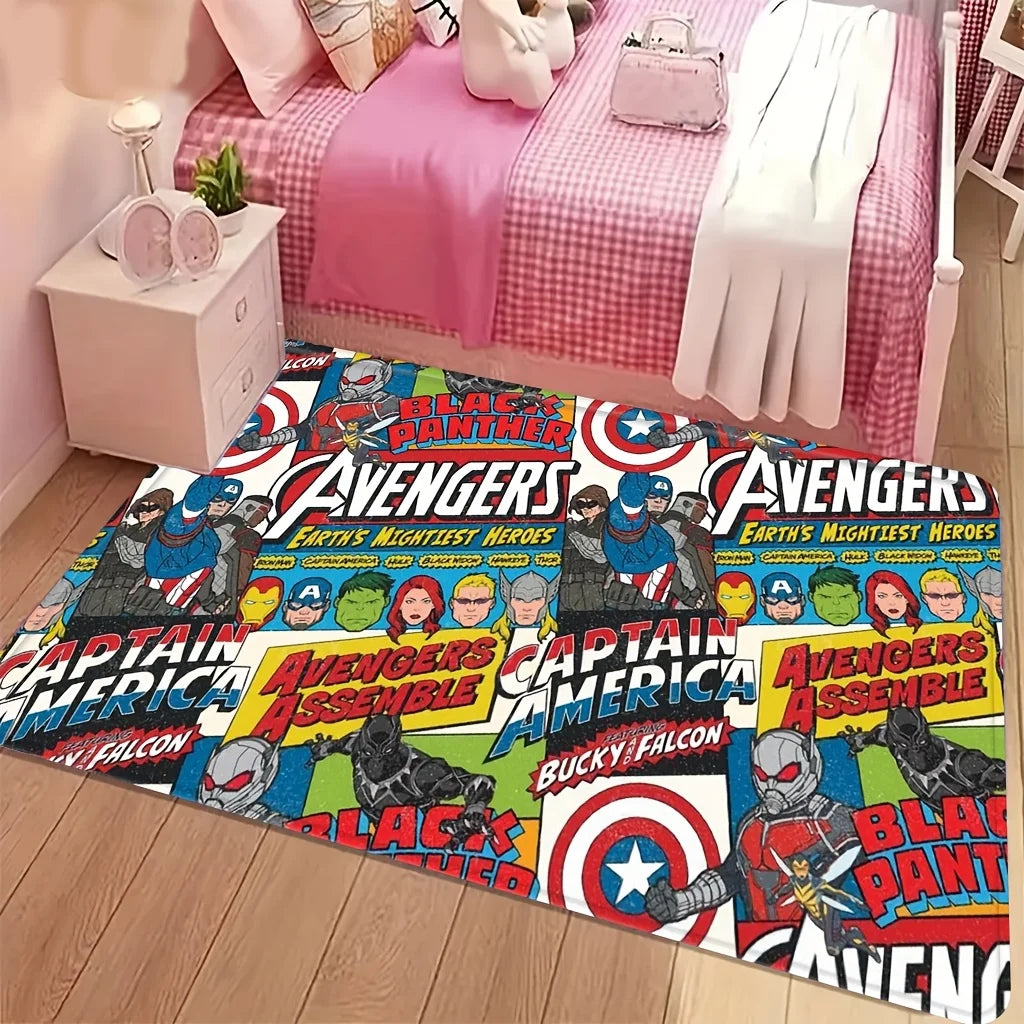 Avengers Hulk-tapijt - Vlammende explosie met rook