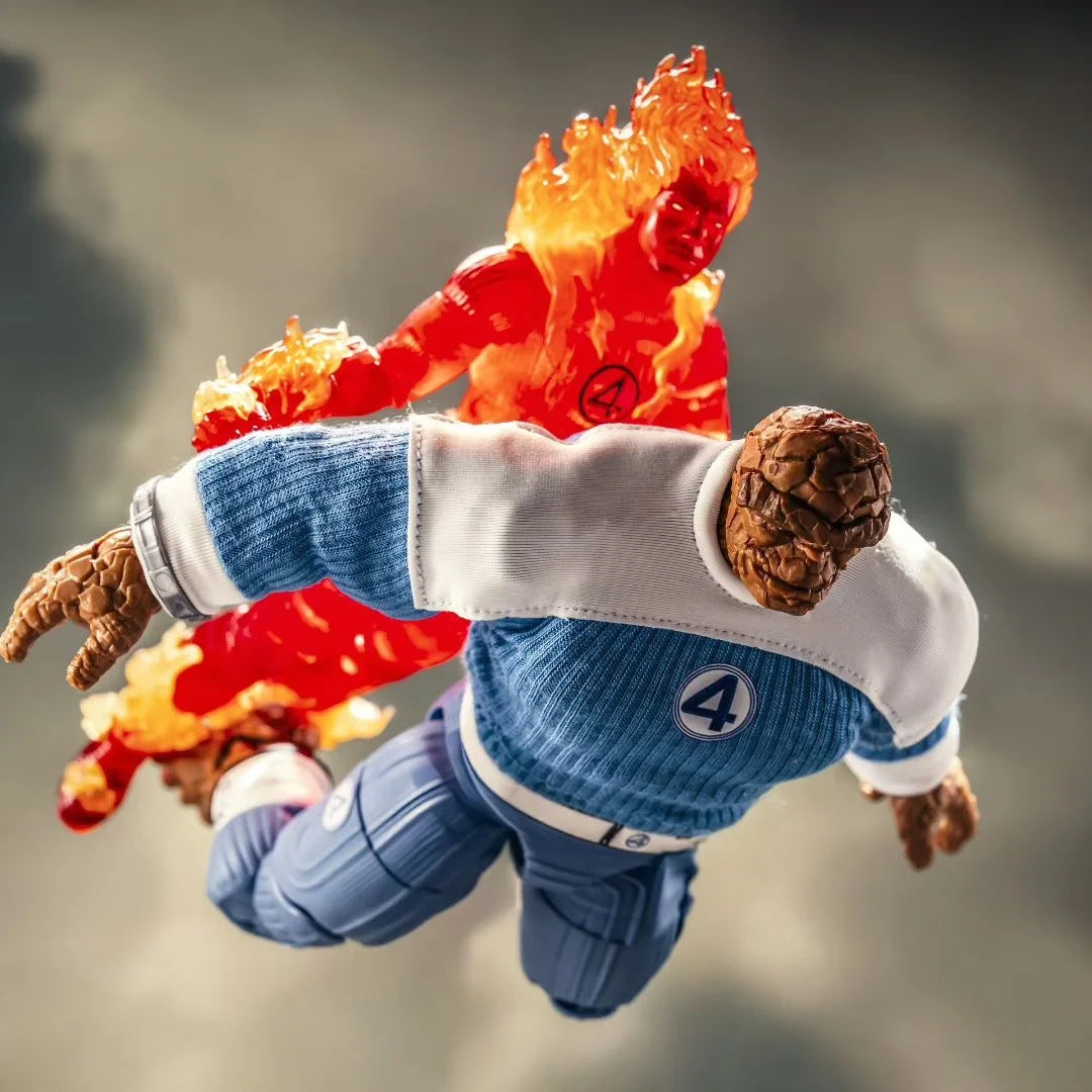 The Thing-figuurtje – blauw-wit uniform van de Fantastic Four