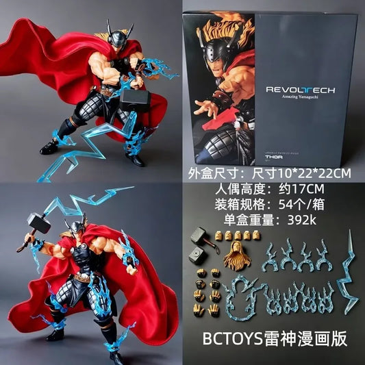 Thor Revoltech Yamaguchi-figuur - Gearticuleerde comicstijl van BC Toys