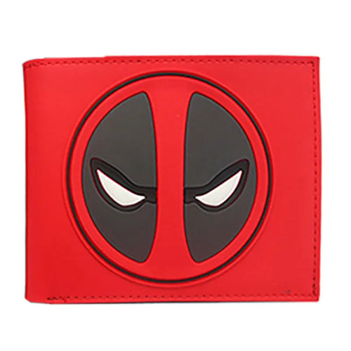 Avengers Deadpool-portemonnee - Zwart logo op rood
