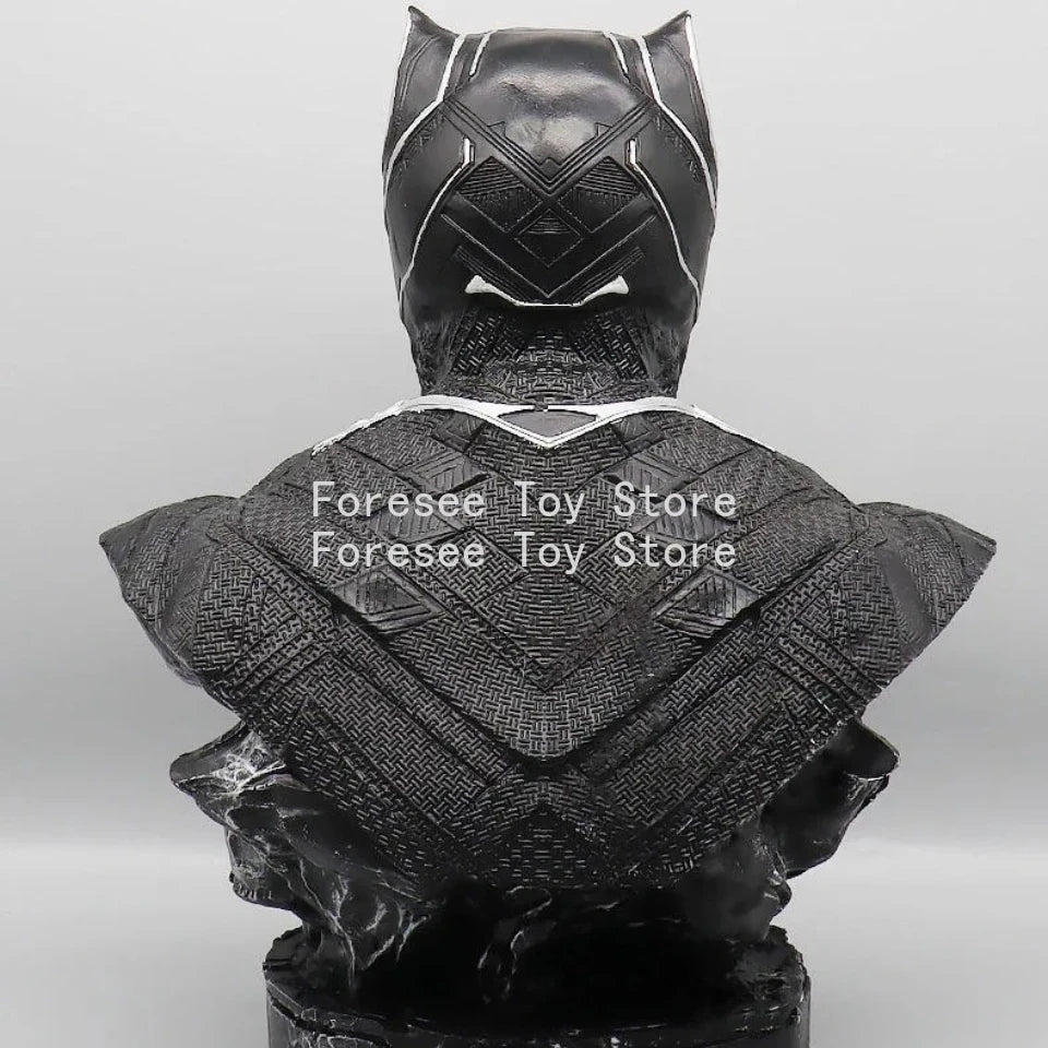 Avengers Black Panther-buste - Goudkleurige harsen sculptuur 35cm