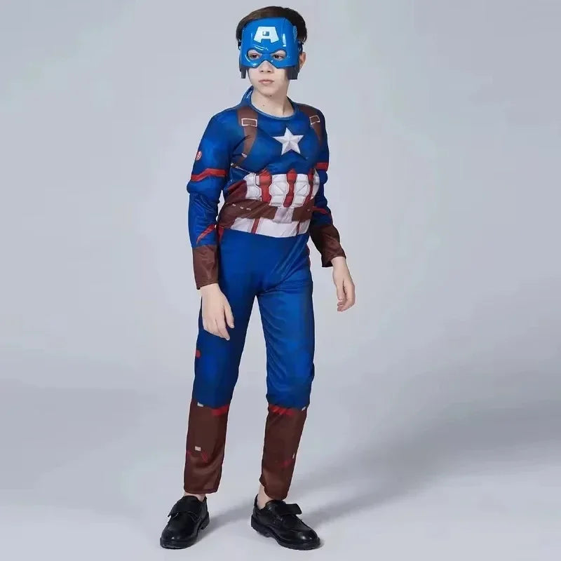 Captain America-kinderkostuum - Pak met schild, masker en cape