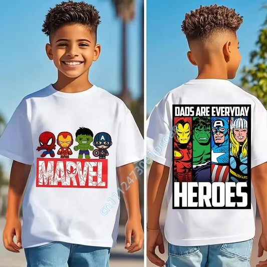 Marvel T-shirt voor kinderen - Dads Are Everyday Heroes