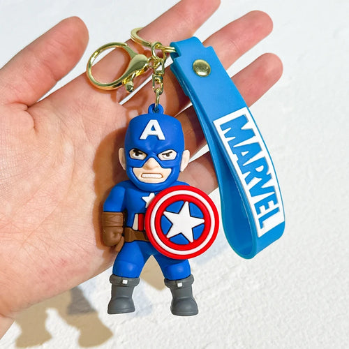 Captain America-sleutelhanger – chibi-figuur