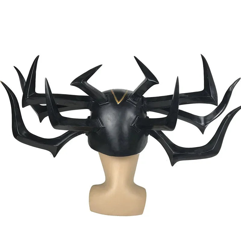 Hela-cosplayhelm - Zwarte kroon van de godin van de dood