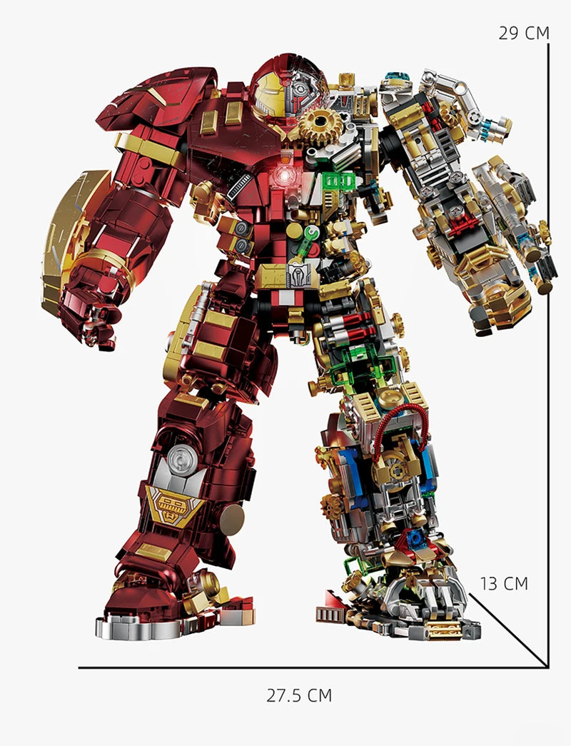 Avengers Iron Man Buster-bouwstenenfiguur - Bouwset van 2653 onderdelen