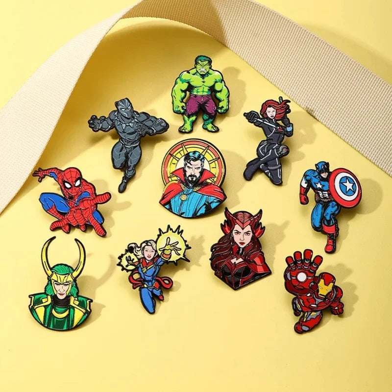 Avengers-emaille badge - Captain Marvel