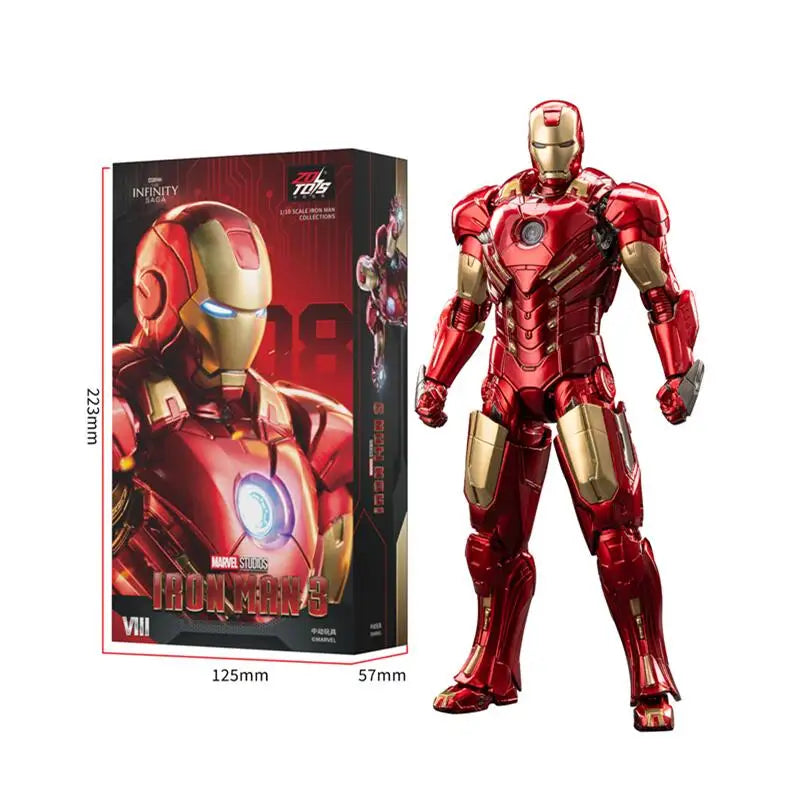 ZD Toys Iron Man MK8-figuur - Tony Stark-actiefiguur