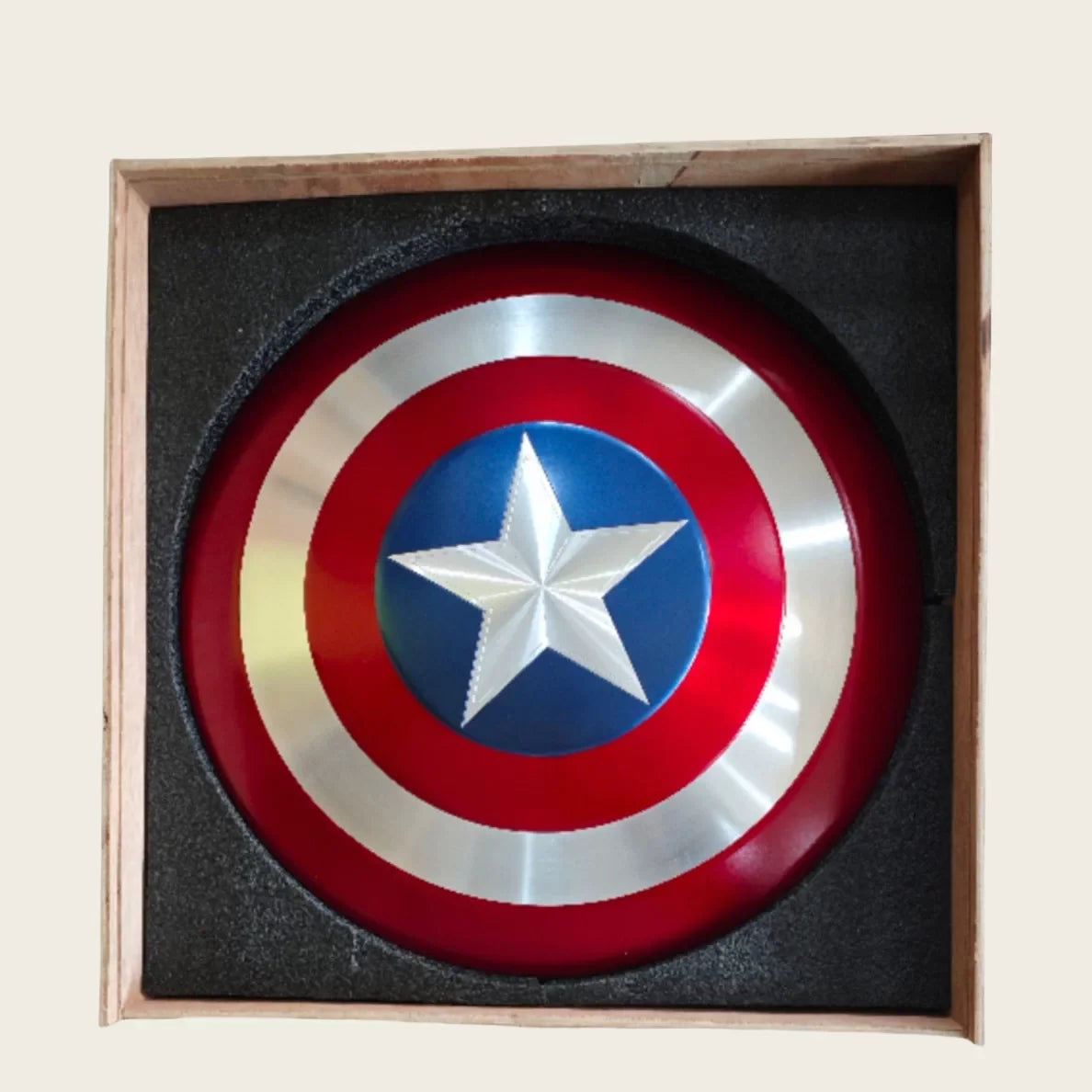 Killerbody Captain America-cosplayhelm - Infinity Saga, metaal, schaal 1:1