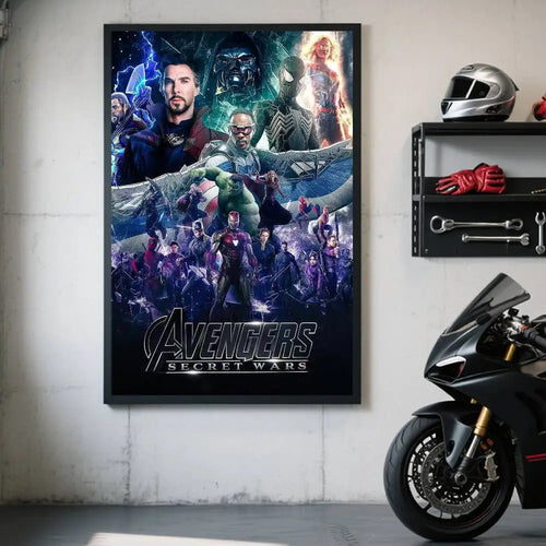 Avengers Doomsday-poster - Portretontwerp Loki Captain Marvel