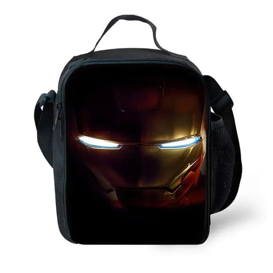 Avengers Iron Man-lunchtas - Close-up van donkere helm