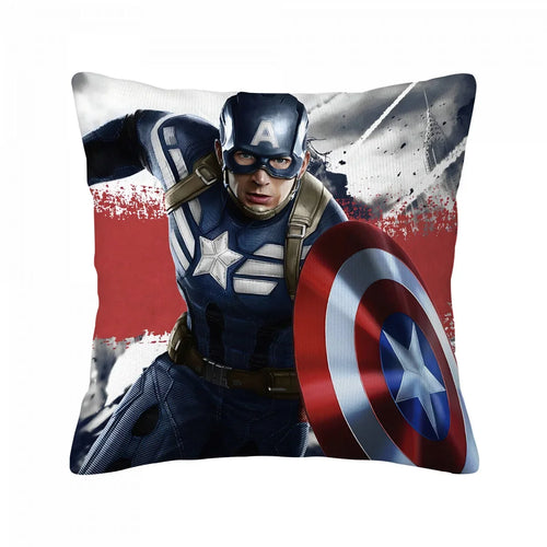 Captain America-kussenhoes - Abstracte geschilderde achtergrond